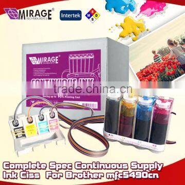 Complete Spec Continuous Supply Ink Ciss For Brother mfc5490cn