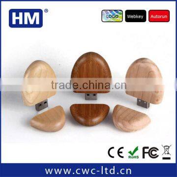  china Promotional Gift Wooden Box USB With Custom Logo