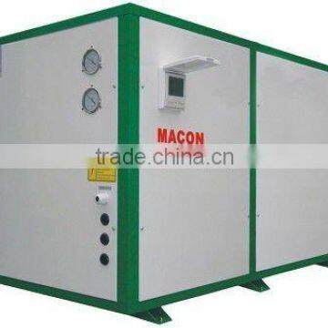 CE ETL MACON 25Kw DC inverter sanyo compressor ground source geothermal air coditioning & heating Heat Pump plate exchanger