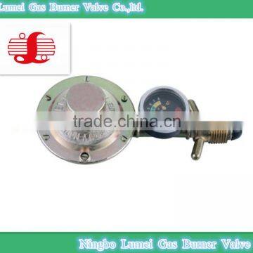 low pressure gas regulator flow meter valve with gauge meter