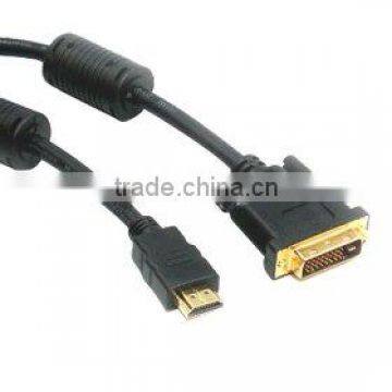 Wholesale from china menufacture dvi kabel/dvi 24+1/24+5 to hdmi male kabel