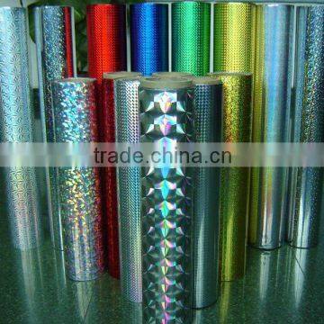 Holographic pvc film