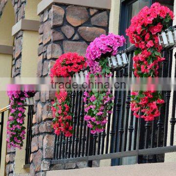 Decorative artificial flower garland for hotel