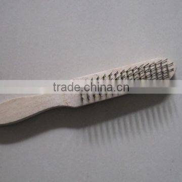 Wooden Handle Wire Brush photo-2
