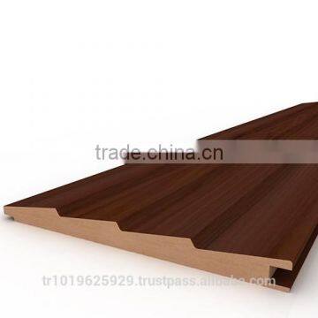 pvc coated mdf profile for wardrobe door, shutter profile