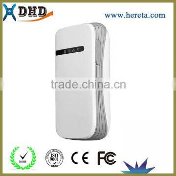 wifi power bank,power bank with 3g wifi router,real capacity 5200mah