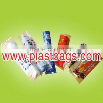 PE natural plastic flat freezer bags on roll