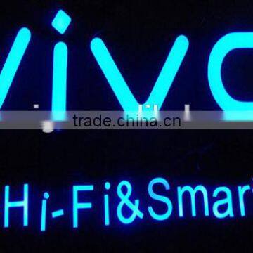 LED outdoor sign epoxy resin front lit 3d led light up letter