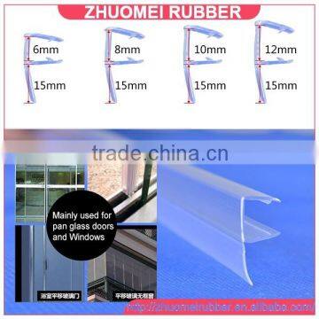 Plastic F shape sliding glass door weatherstrip