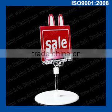 plastic pop display clip for supermarket