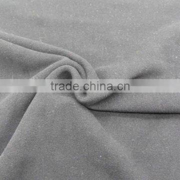 Brushed Polyester Spandex Thick T100D Milk Fiber Elastic Fleece Fabric photo-4