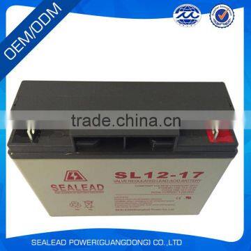 low price 12v 17AH SMF battery for romote control gate