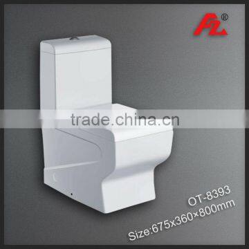 Unique ceramic siphonic one piece cheap toilet, wc toilet