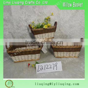 Antique wicker fruit basket &flower basket &gift basket wicker material