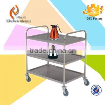 HuaNan Stainless Steel Serving Trolley Food Serving Trolley Factory