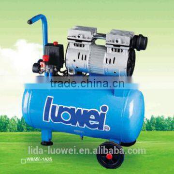 0.55KW 12 Liter Non-oil Low-noise portable piston air compressors