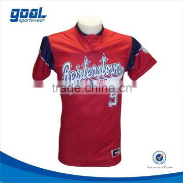 Latest design team custom diy baseball jersey