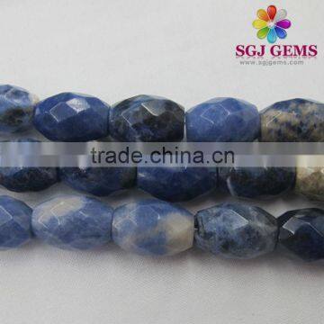 15x20 barrel shape sodalite beads,semi precious beads