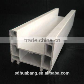 U-shaped pvc plastic profile 62 two track upvc profile