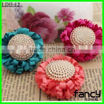 Artificial flower for sale cloth decoration flower ribbon