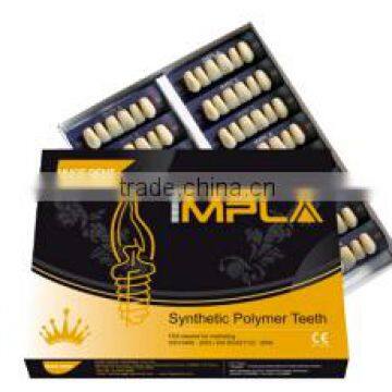 Nature-like acrylic synthetic polymer teeth IMPLA T2