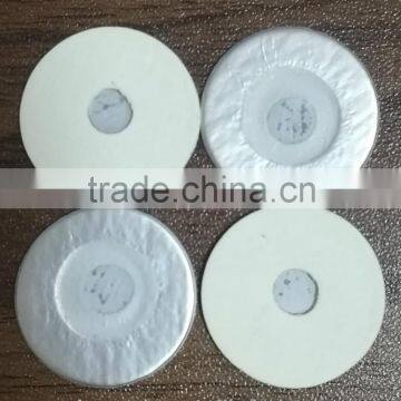 aluminum foil vented liner breathable film seal pesticide bottle