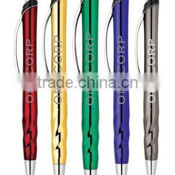 Personalized Tapered Chrome Metallic Ballpoint Pen