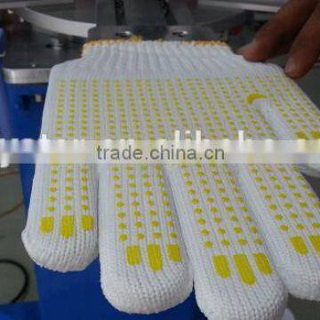 Single Color Anti-slip Gloves Screen Printing Machine With Flash Dryer photo-5