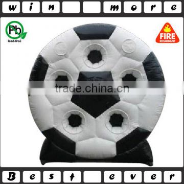 inflatable sport game football goal,inflatable football pitch,soccer shaped soccer goal with shooting target