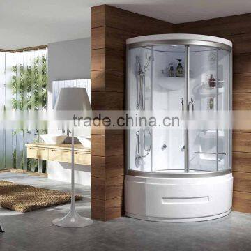 1000X1000X2160mm Arc shape steam room factory