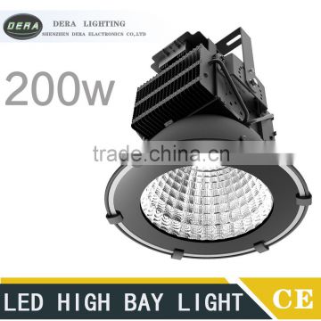 super brightness 200w led high bay light with meanwell driver ,aluminum200w led high bay light,