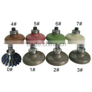 Ogee Router Bits for Edge Profiling Machine Hand Held Granite Router Diamond Wheel Shape Shape F 3 cm (1-1/4")