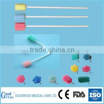 disposable foam tip applicator for medical use