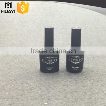 8ml 15ml black color empty uv gel nail polish bottle