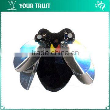 Handmade Black Bug Decorative Flower For Dresses Gift Crafts