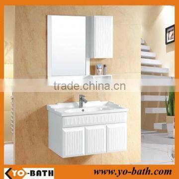 bathroom cabinet with towel rack and mirror