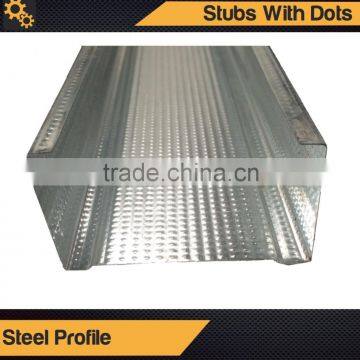 Stubs With Dots/Metal Frame Furring channel/Galvanized Steel Profile/Q195 Steel Profile/Metal Profile