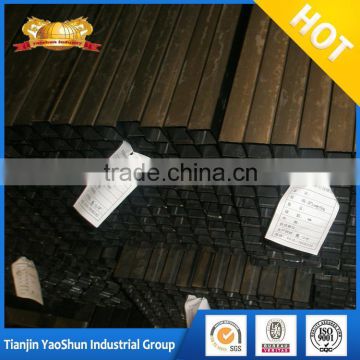 Prime quality mild steel rectangular iron pipe black iron square tube