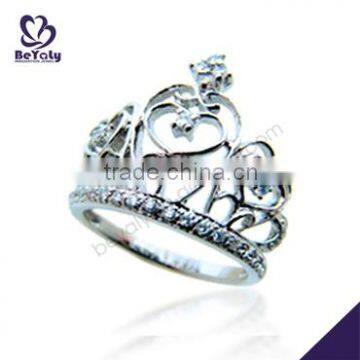 925 silver jewelry wholesale beautiful crown ring