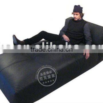 Modern Black Fabric Chaise Lounge Sofa Furniture