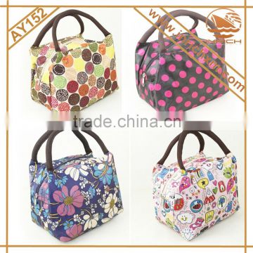 Multiple Colors Oxford Lunch Bag For Girls Thermal Lunch Box Bag