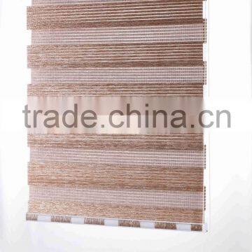 New Style Double Layer Fabrics Zebra Blinds