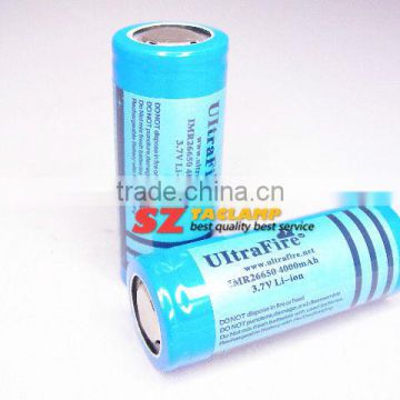 Ultrafire IMR 26650 4000mah 3.7v Li-ion Rechargeable Battery(2pcs)