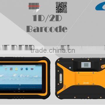 Leading UHF Batch Reading 7 inch Rugged Fingerprint Barcode Android Tablet with RFID Reader