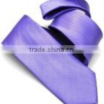 Pure Colour Fashion Men Silk Tie