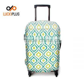 Luckiplus Waterproof Luggage Cover For 18-32 Inch Luggage Clear Printed Trolley Case Cover