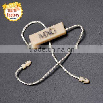 Profession Custom Plastic Seal Tag,Plastic String Lock Tag For Clothing, Shoes, Umbrella,Toys,bags