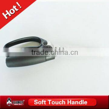 SS420 stainless steel soft handle scissors for kitchen