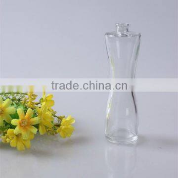 50ml unique curve shape cheap glass bottle for perfume,oil wholesale