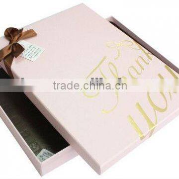 OEM/ODM custom logo paper gift box with lid boxes